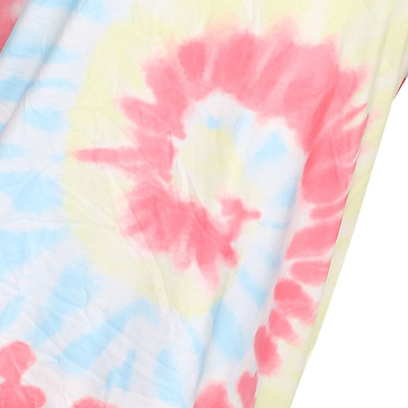 2020 Fall colorful printing fall causal tie dye t shirts mommy and me outfits