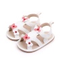 Summer fashionations flower dress custom hollow out baby sandals
