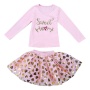 2019 Valentine Theme Children Girls Tutu Skirts Sets with Love Printed Top