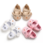 Custom High Quality Designer Newborn Baby Girls Flower Prints Shoes Prewalker for School