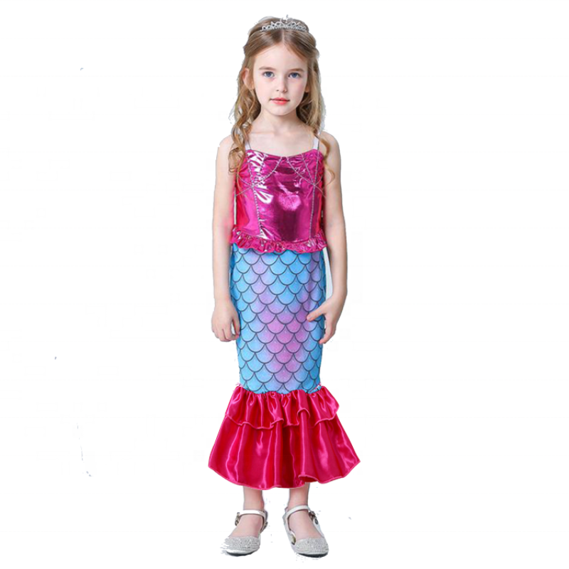 2021 new trendy custom design kids luxury mermaid scale swimwear reflective bikini