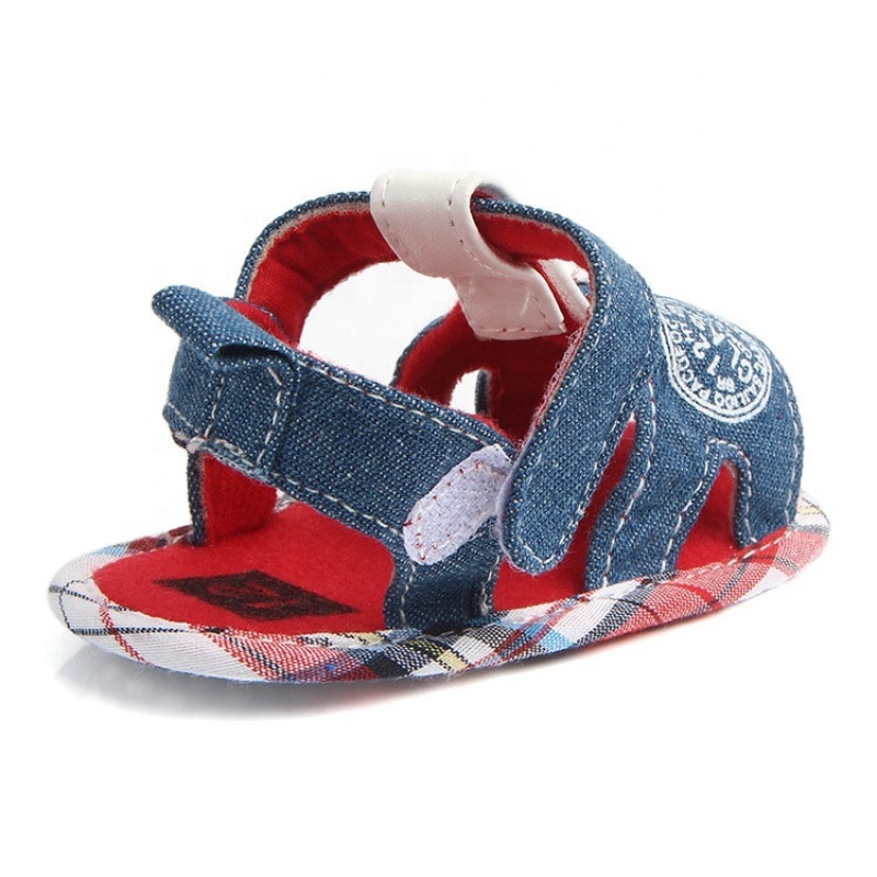Manufacturer supply cute baby boy infant shoes cotton sandals
