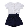 Boutique  Summer Casual Newbron Baby Clothes Rompers Set  Girl Romper