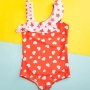 Top selling yellow sexy girl bikini one piece mesh string swimwear
