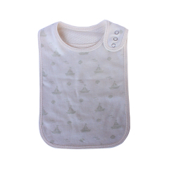 Factory OEM super soft warm and breathable muslin 100% organic cotton bibs baby