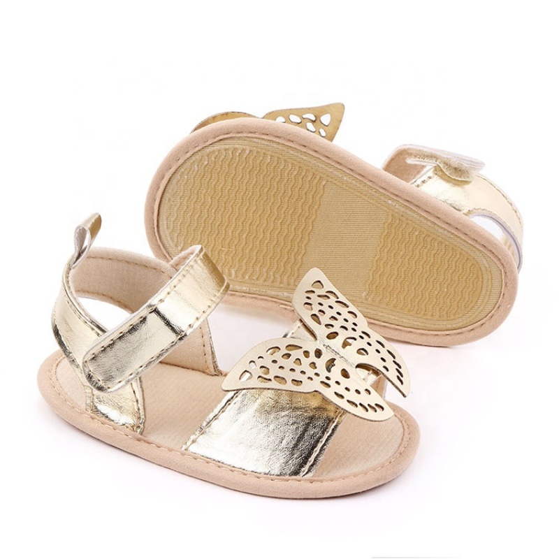 New Arrivals bling trendy butterfly shoes sandals