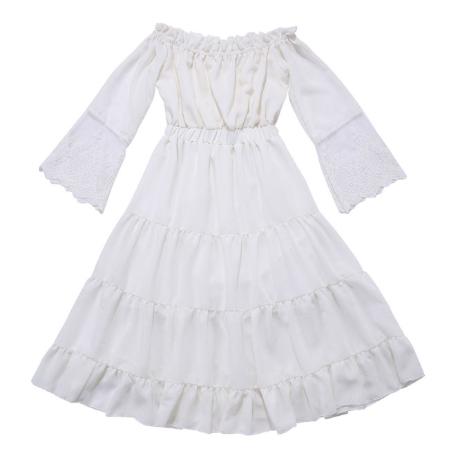 New fashion beautiful kids clothes party hand made pink flower baby girl dress blush
