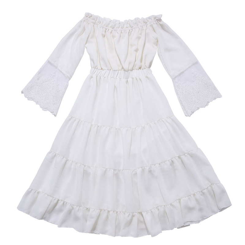 New fashion beautiful kids clothes party hand made pink flower baby girl dress blush