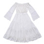 New fashion beautiful kids clothes party hand made pink flower baby girl dress blush