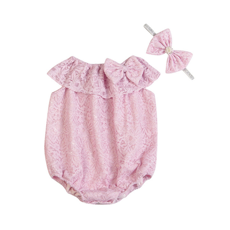 Wholesale Fancy Formal Toddler Girl Maxi Lace Dresses Set for Wedding Party