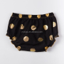 Girl Clothes Soft Baby Bloomer Underwear Wholesale Bloomer Fashion Gold Polka Dot 2018 Newborn Rompers Baby Seaside Bella Romper