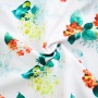 2021 fashionable bikinis flowers kids swimwear children criss cross swimsuit