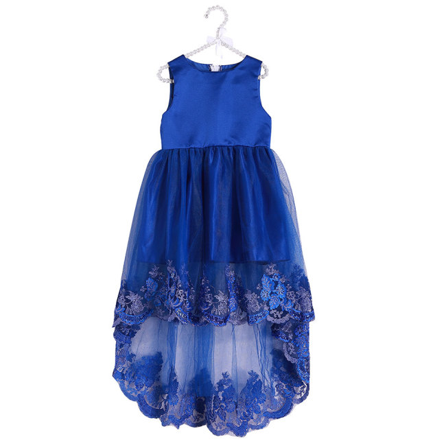 Wholesale New Design High-Low Sleeveless High Low Flower Girl Dresses