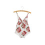 New products 2018 baby clothes vintage lace romper with high quality print