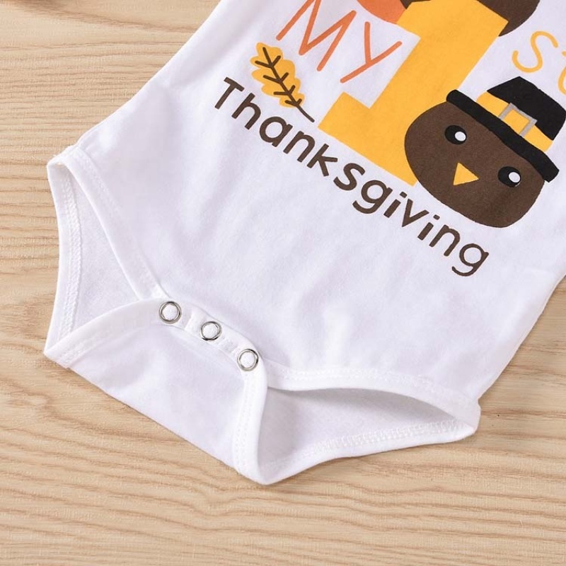 2021 wholesale high quality organic cotton baby trendy rompers 3 piece set