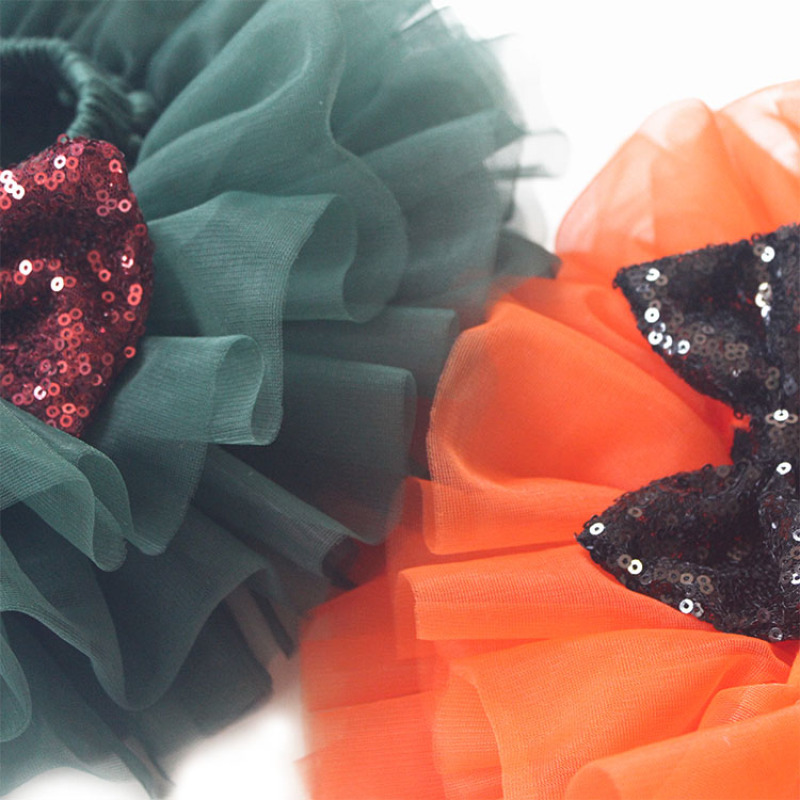 New design thanks giving shiny bow elastic waist tutu baby girl pants cotton