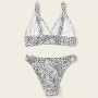 2021 kids custom trendy sexy swimwear baby  triangle bikini