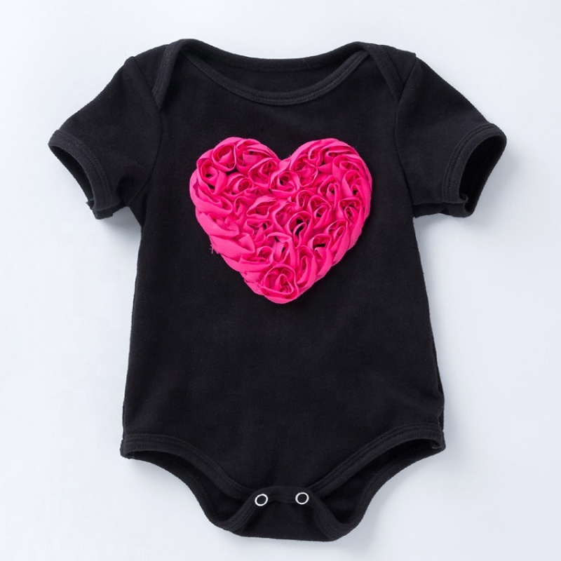 Factory Sale Cotton Toddler Baby Birthday Romper