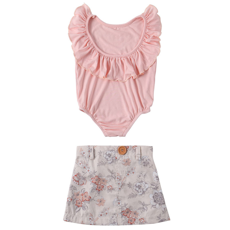 Latest Design Children Leotard With Skirts Set For Girls 