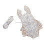 Wholesale Children Boutique Clothing Baby Clothes Gold Baby Romper in Stock Gold Polka Dot Clothing Sets Girls Spandex / Cotton