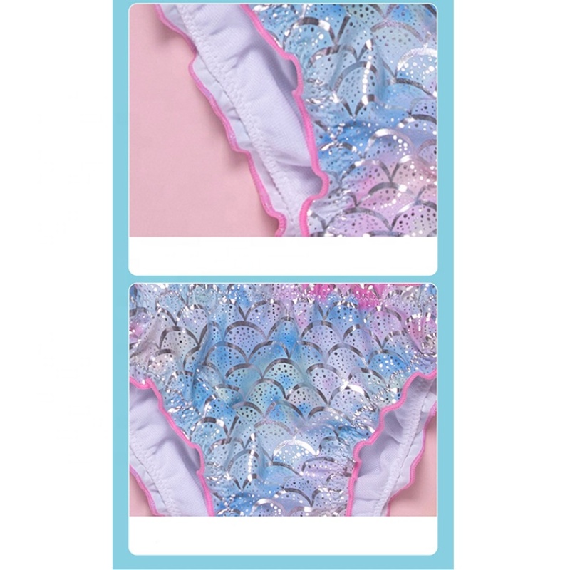 Summer new arrivals custom kids swimwear sparkling bikinis
