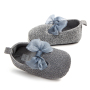 Newborn Baby Moccasin Prewaker Shoes Shiny Princess Toddler Shoes For Girl