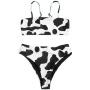 Suppliers bikinis black pink pastel camouflage swimsuit