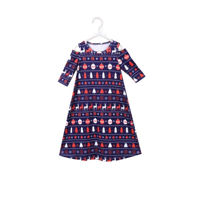 High Quality Fashion Frocks Designs Boutique Clothes Small Kids Party Dresses for 2-8 Years old Baby Girls