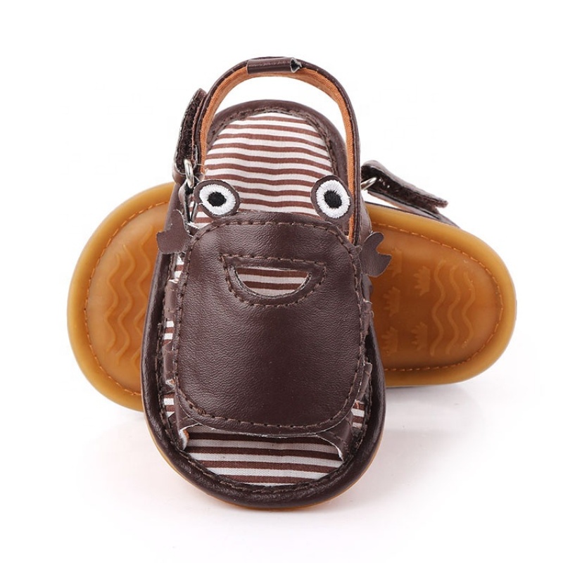 New design trendy cute soft sole causal leather sandals