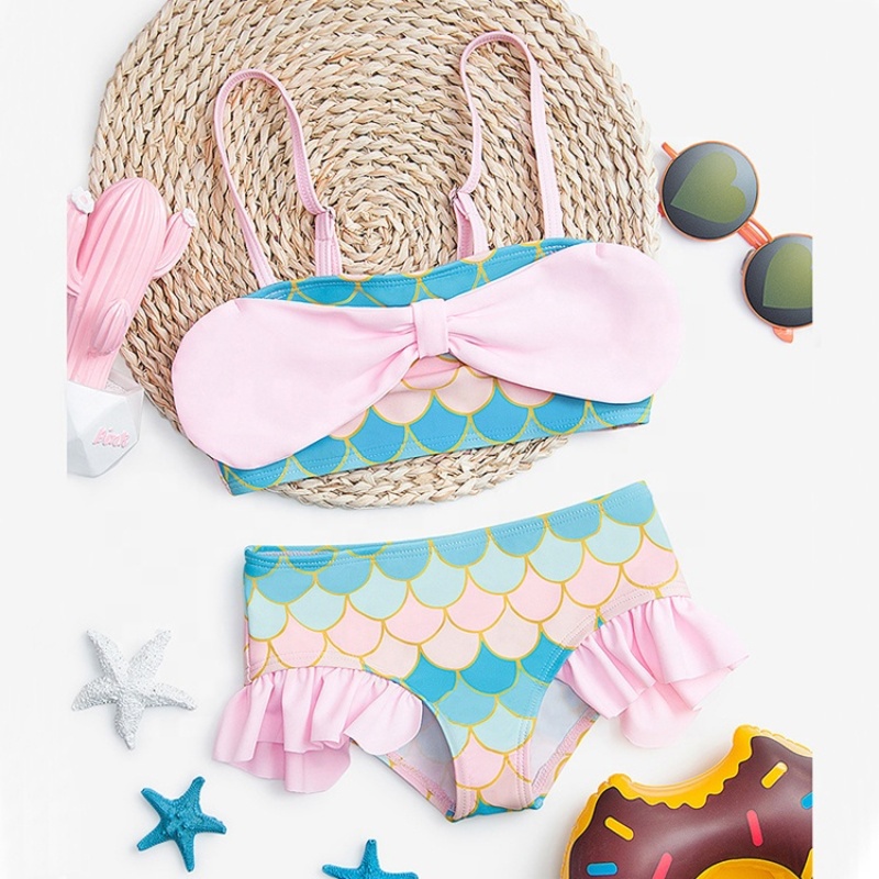 Swimwear vendors famous designer brands  seersucker swimsuit front tie bikini