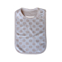 Factory OEM super soft warm and breathable muslin 100% organic cotton bibs baby