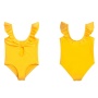 Cheap Swimwears Ruffle Hollow Bikini Little Girls Yellow Children for Girls Customizable Swimwear Beachwear Spring Summer Fall