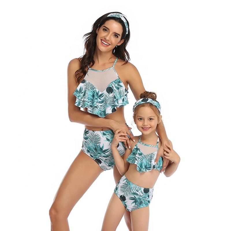 Hot sale high-quality mesh beach wear new sexy custom kid bikini  women swimwear