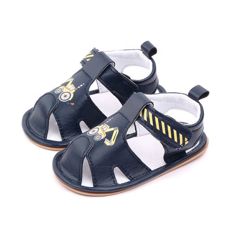 Manufacturer cute fashionations round toe leather toddler sandals
