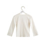 Girl O-neck Double Ruffle Tunic Little Girl White Model Top 100 Children's Clothing Summer 2018