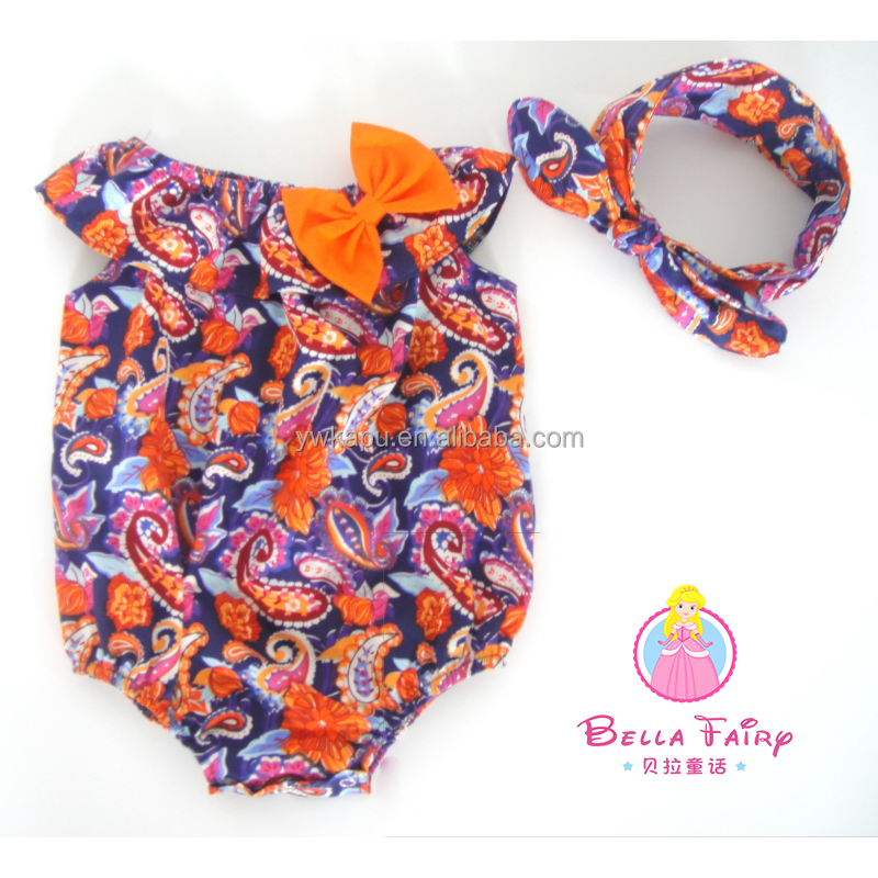 Hot Seller Baby Clothes New Model Romper Baby Girls Seaside Bella Romper New Sale Boutique Kids Summer Clothes