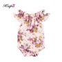 Newborn baby clothing floral baby girl rompers