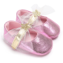 Wholesale Luxury Glitter Hook and Loop Gold Silver Pink Black Sequin Shoes for Baby Girls