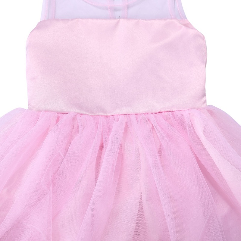 Hot Sale Girl Easter Dress Lace Sweet Girls Dresses Kids Sleeveless Polyester Clothing