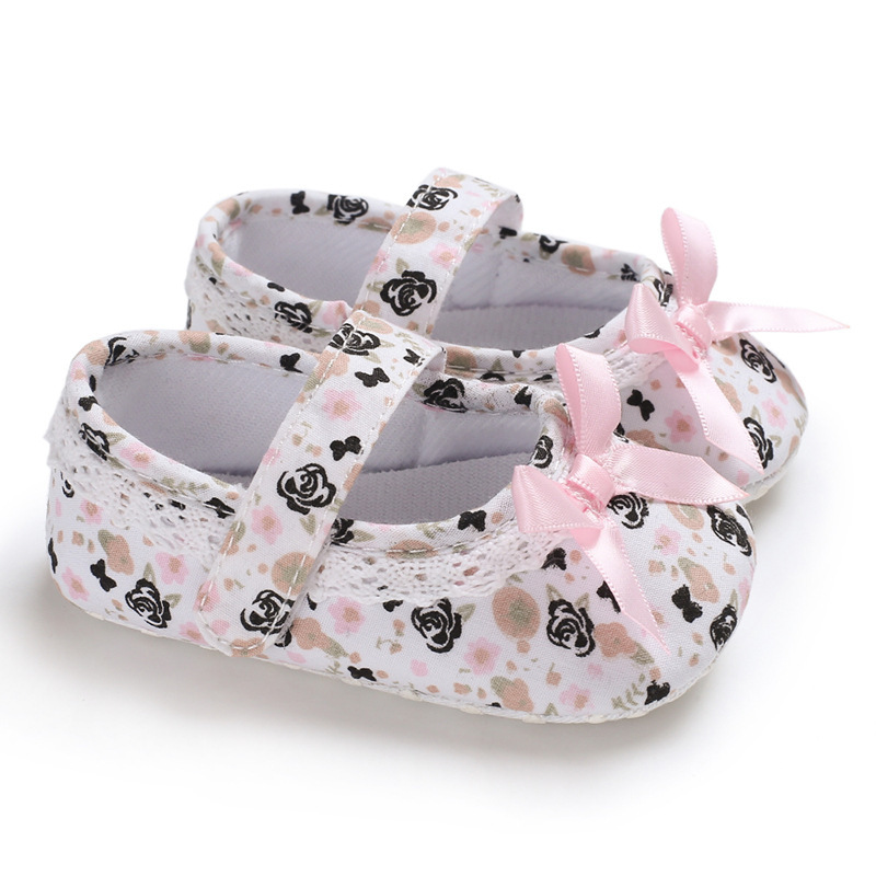 Promotional Casual Wear Beautiful Baby Newborn Girls Shoes for Sale