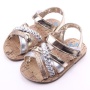 2021 new style bling strap baby girl shoes criss cross sandals