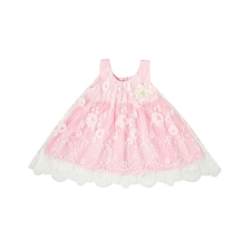 Wholesale Boutique Girl Tunic Lace Dress For Daily Wear