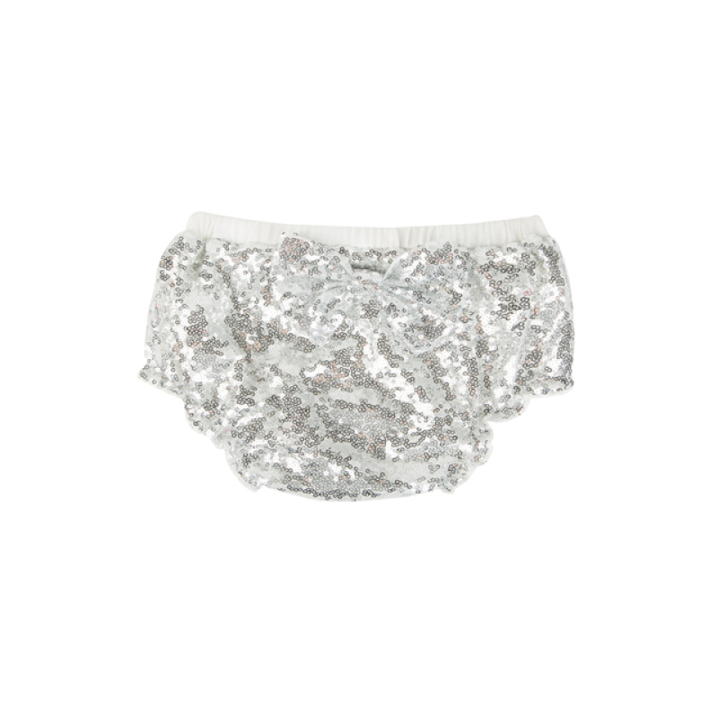 Fashion popular charm baby girl bow knot lantern pattern sequin shorts
