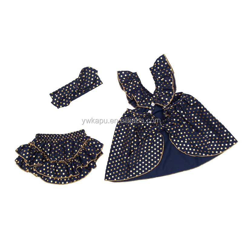 New Design Children Casual Sleeveless Clothing Set Girls Outfit Clothes