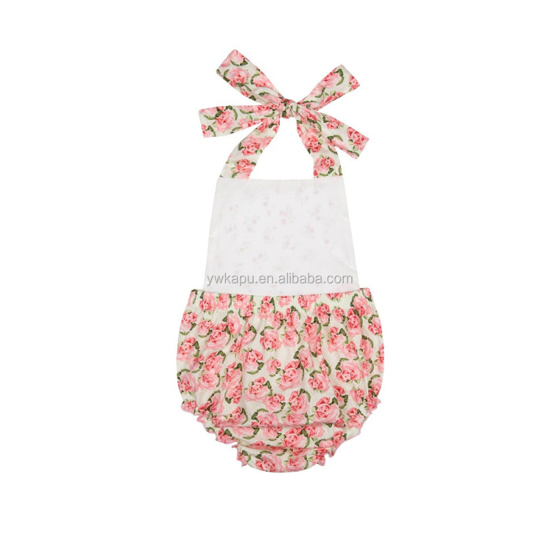 Fashion new 2018 high-quality low-cost wholesale boutique little girl bubble romper