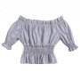 New Model Children's Tunic Top Wholesale Plain Color Toddler Girl Tops