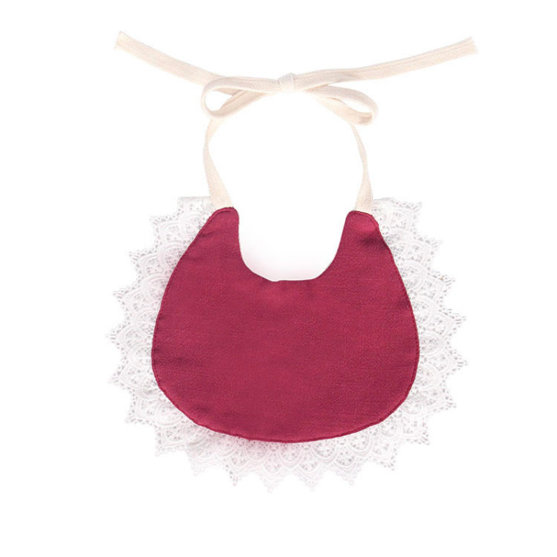 Cheaper price muslin lace comfortable safe baberos bebe baby burp cloth