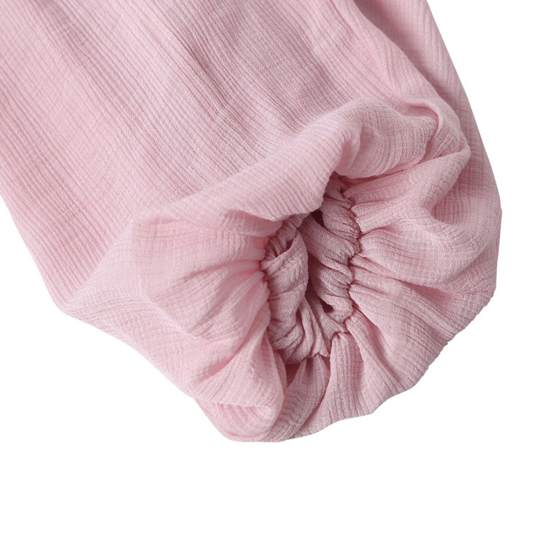 Baby suspender pink eco-friendly polyester rompers boys and girls solid color jumpsuit