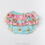 New baby ruffles satin panties newborn ruffle diaper cover bloomers for kids