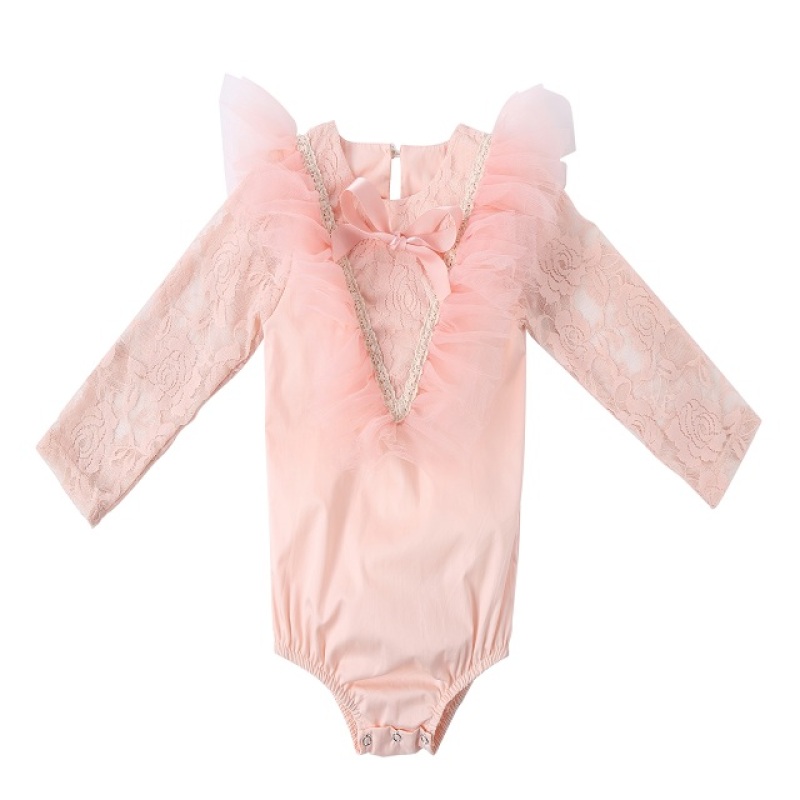 Newborn  Lace Girl Pretty  Dress Baby Romper